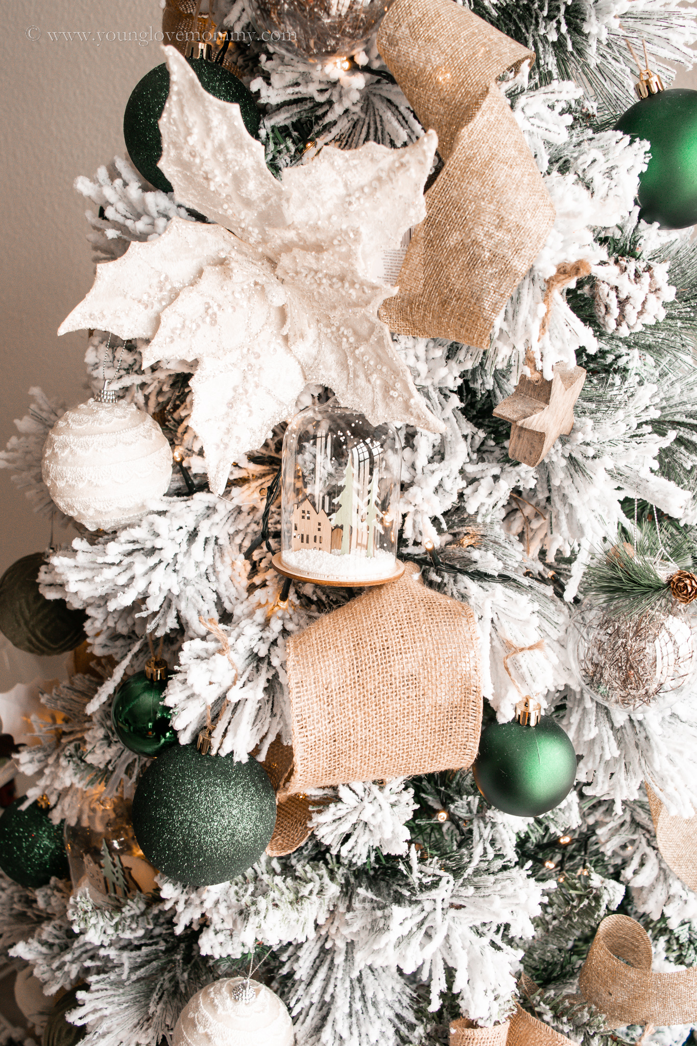 Our Nature Inspired Christmas Tree | Young Love Mommy